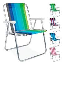 CADEIRA PRAIA ALUMINIO LAZY BEL 23507