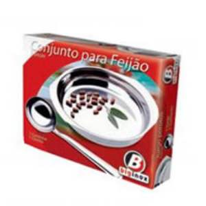 CONJUNTO FEIJAO MEGA INOX 2 PCS     8004