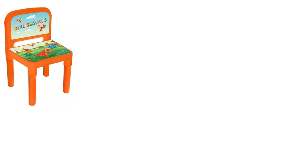 CADEIRA INFANTIL ARQPLAST LARANJA DESMON
