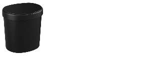 LIXEIRA 02,5 PRETA BASIC COZA 0008