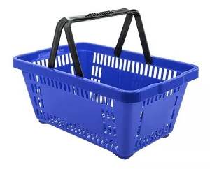 CESTA PLASNEW MERCADO MD 8LT AZUL 8001