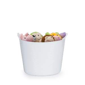 CESTO FLEXIVEL 20L BRANCO ARTHI 1568