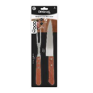 KIT CHURRASCO 2PCS WOOD ORIGINAL 0457