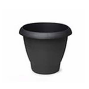 VASO RAINHA PLANTA PRETO 26CM 266