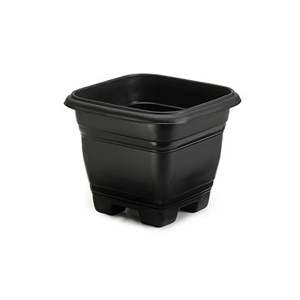 VASO RICHIOTO 17CM PRETO QUAD 9248