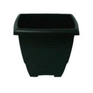 VASO PLASNEW QUADRADO GRANDE PRETO 15