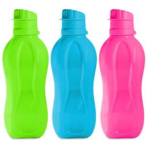 GARRAFA PLASDURAN FACEATA 600ML RET NEON