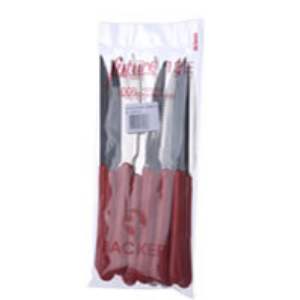 FACA BACKER CHURRAS.12 PC VERMEL 2260100