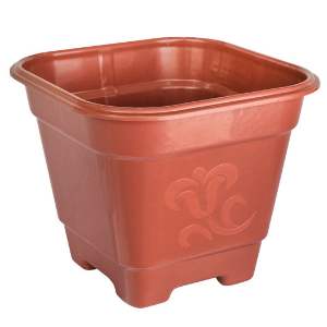 VASO ARQPLAST QUADRADO GRANDE TELHA25296