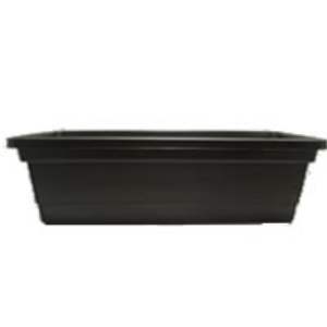 FLOREIRA BIG PLAST 58CM PRETO        262