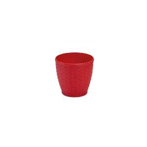 VASO INJEPLASTEC RATTAN RED MMINI COL563