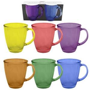 CONJ 2 CANECA VIDRO CLINCK 350ML 1666