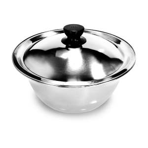 SALADEIRA INOX KEHOME 24CM C/TP 3108-24