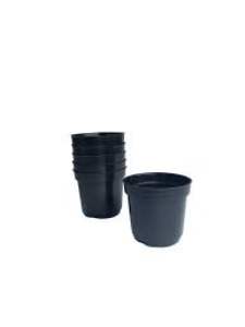 KIT VASO INJEPLASTEC P6 C/6 PRETO 736