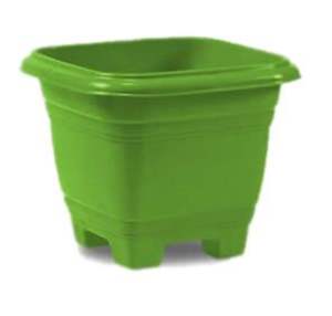 VASO RICHIOTO 17CM VERDE QUAD 9348