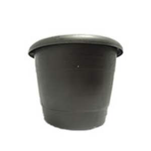 VASO BIG PLAST VB 25 C/BORDA PRETO 525