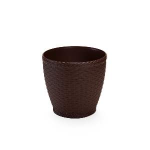 VASO INJEPLASTEC RATTAN RED PQ CAFE 503