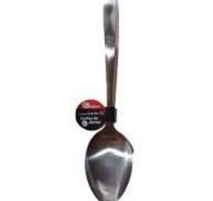 COLHER ARROZ GRANDE SQ 33CM INOX 3191