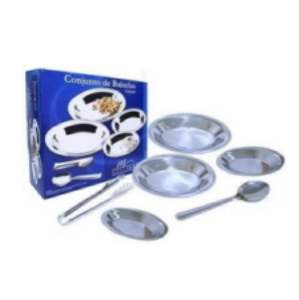 CONJUNTO BAIXELAS MEGA INOX 6 PCS   8024