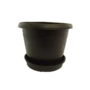 VASO BIG PLAST VB 20 PRETO C/PRATO 510