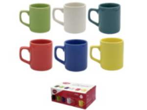 KIT 6 CANECA CERAMICA CLINCK 85ML 3376