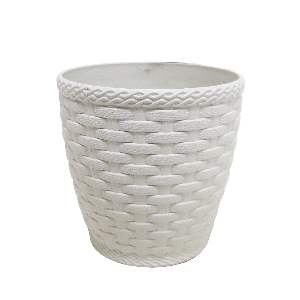 VASO INJEPLASTEC RATTAN RED M3 BRANC 621